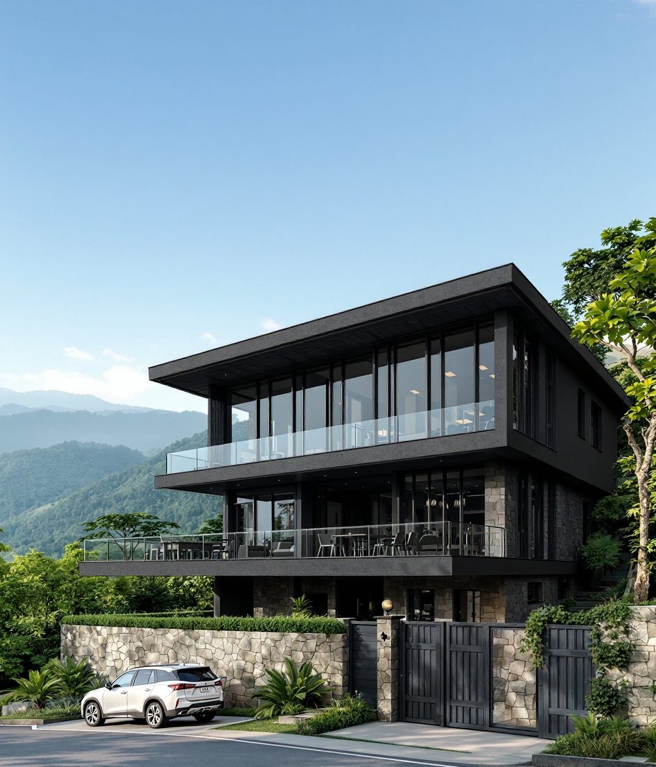Lonavala Weekend Home — Charcoal Minimal
