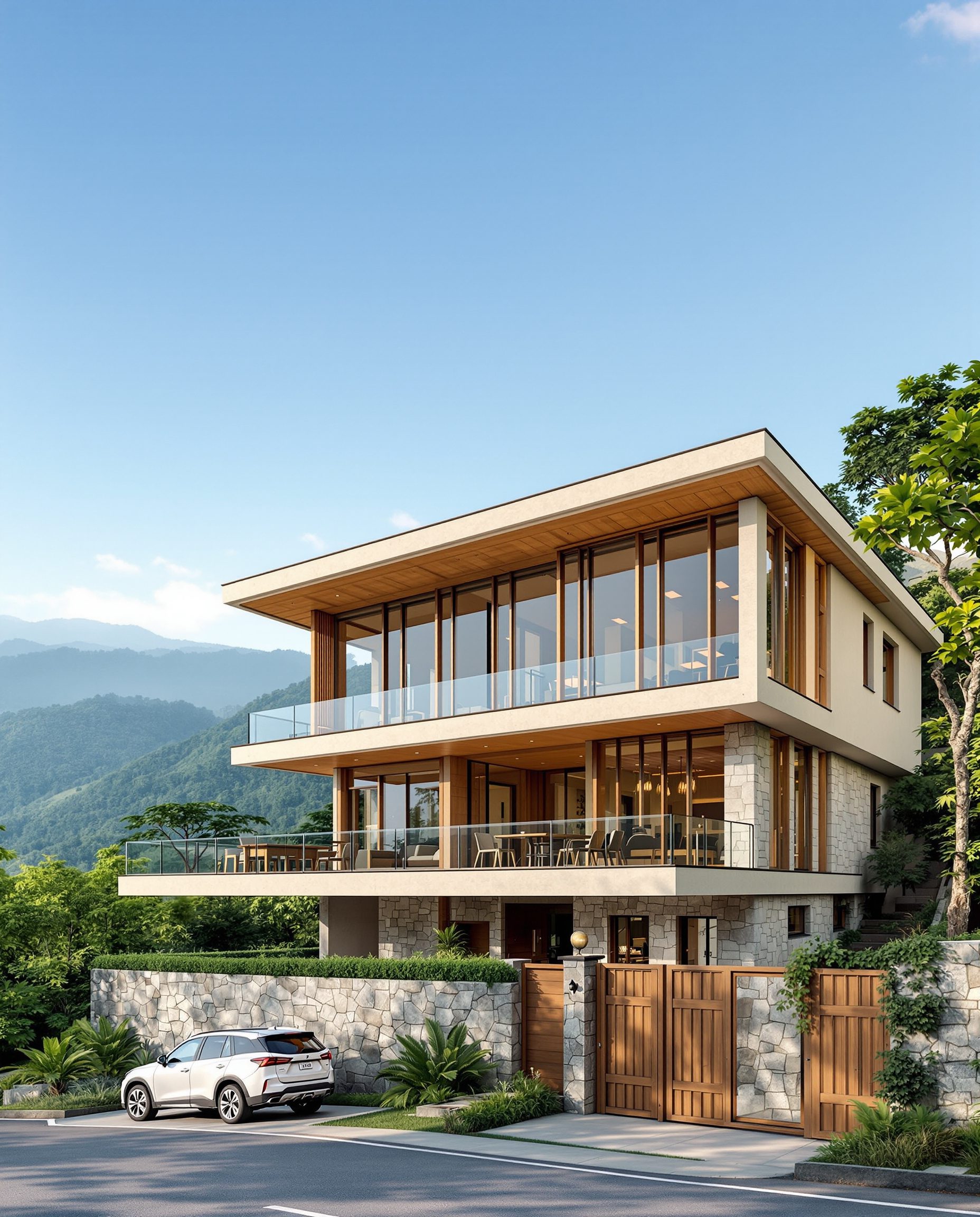 Lonavala Weekend Home — Warm Oak