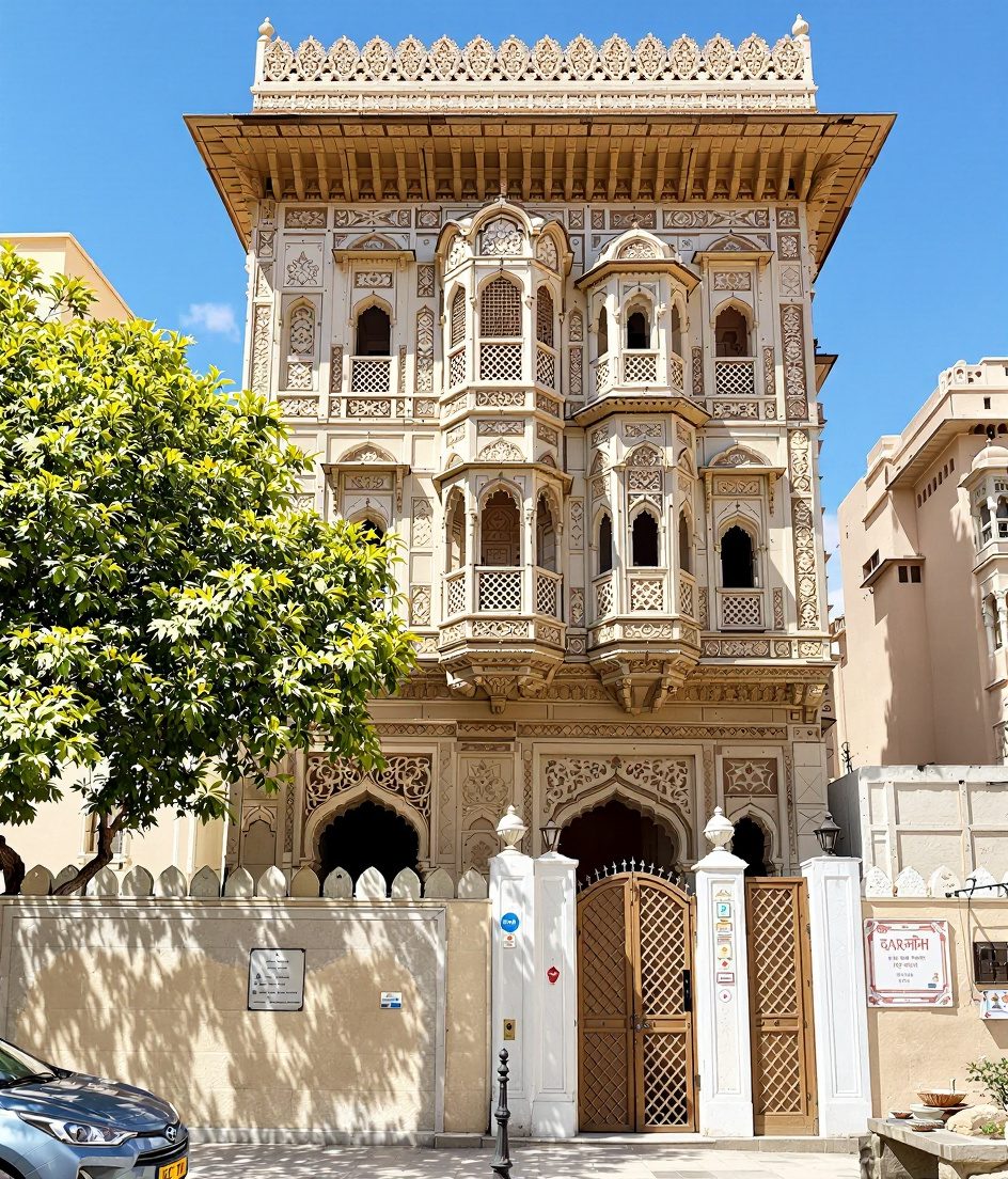 Jodhpur Marwari Haveli — Warm Oak