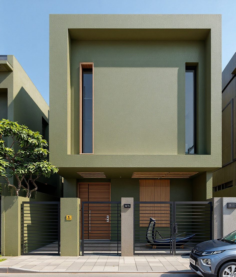 Bangalore Minimalist Cube — Sage & Brass