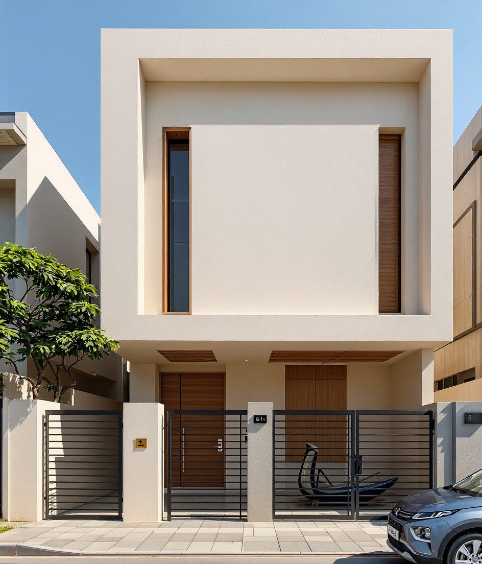 Bangalore Minimalist Cube — Warm Oak