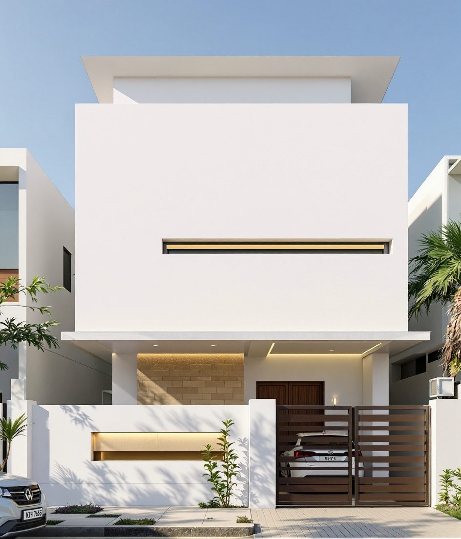 Chennai Sage Minimalist — White Modern