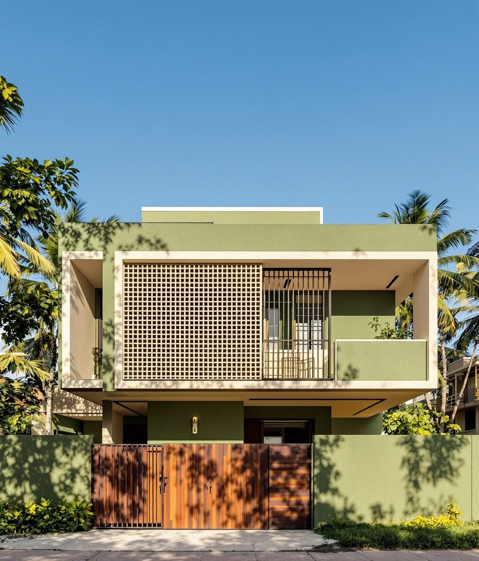 Auroville Earth House — Sage & Brass