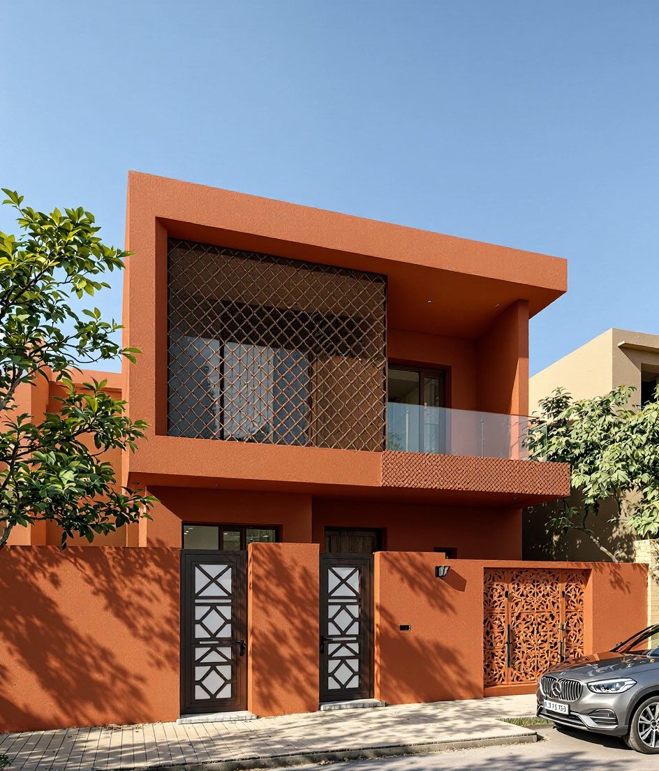 Jaipur Passive Eco House — Walnut Classic