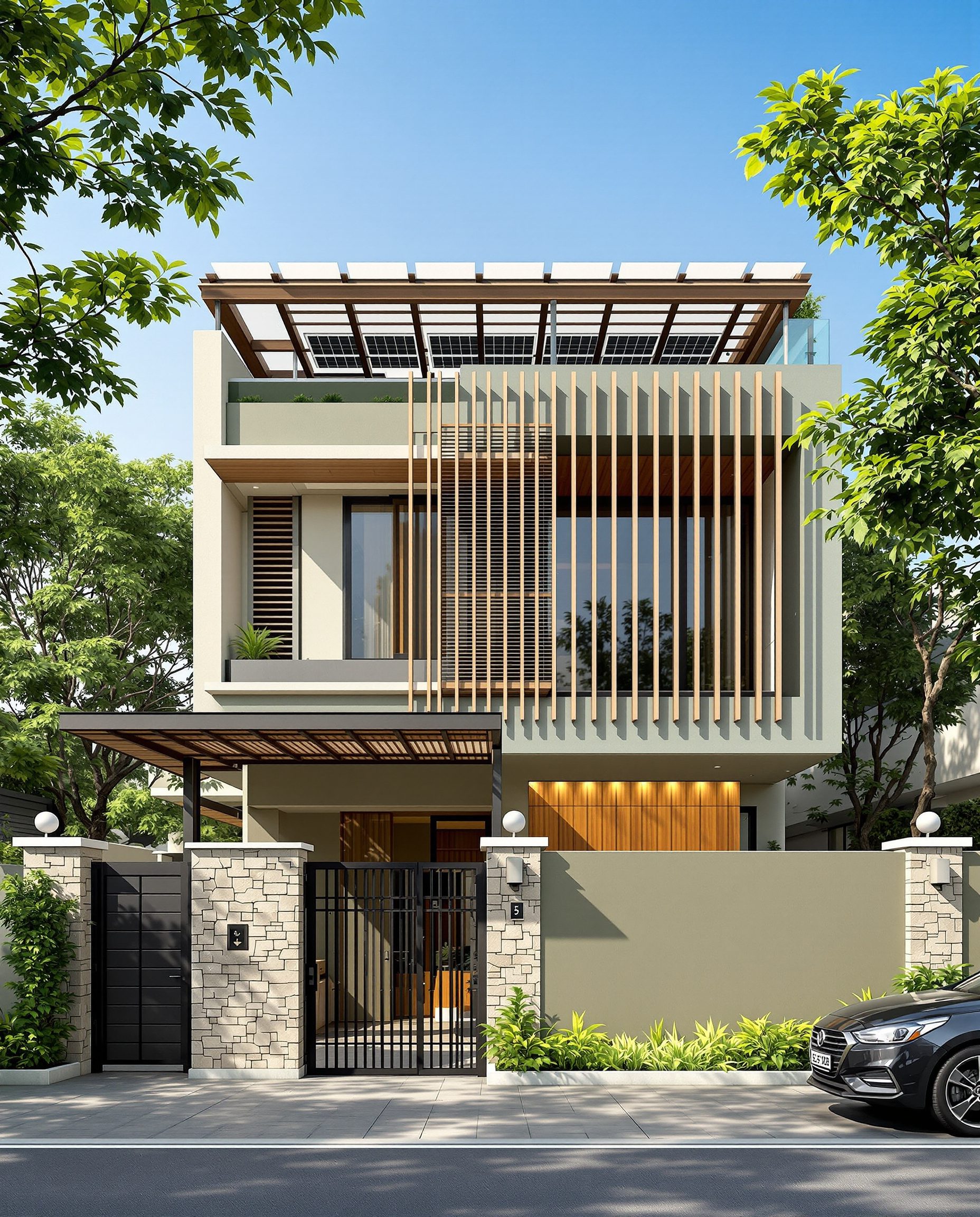 Bangalore Solar Villa — Sage & Brass