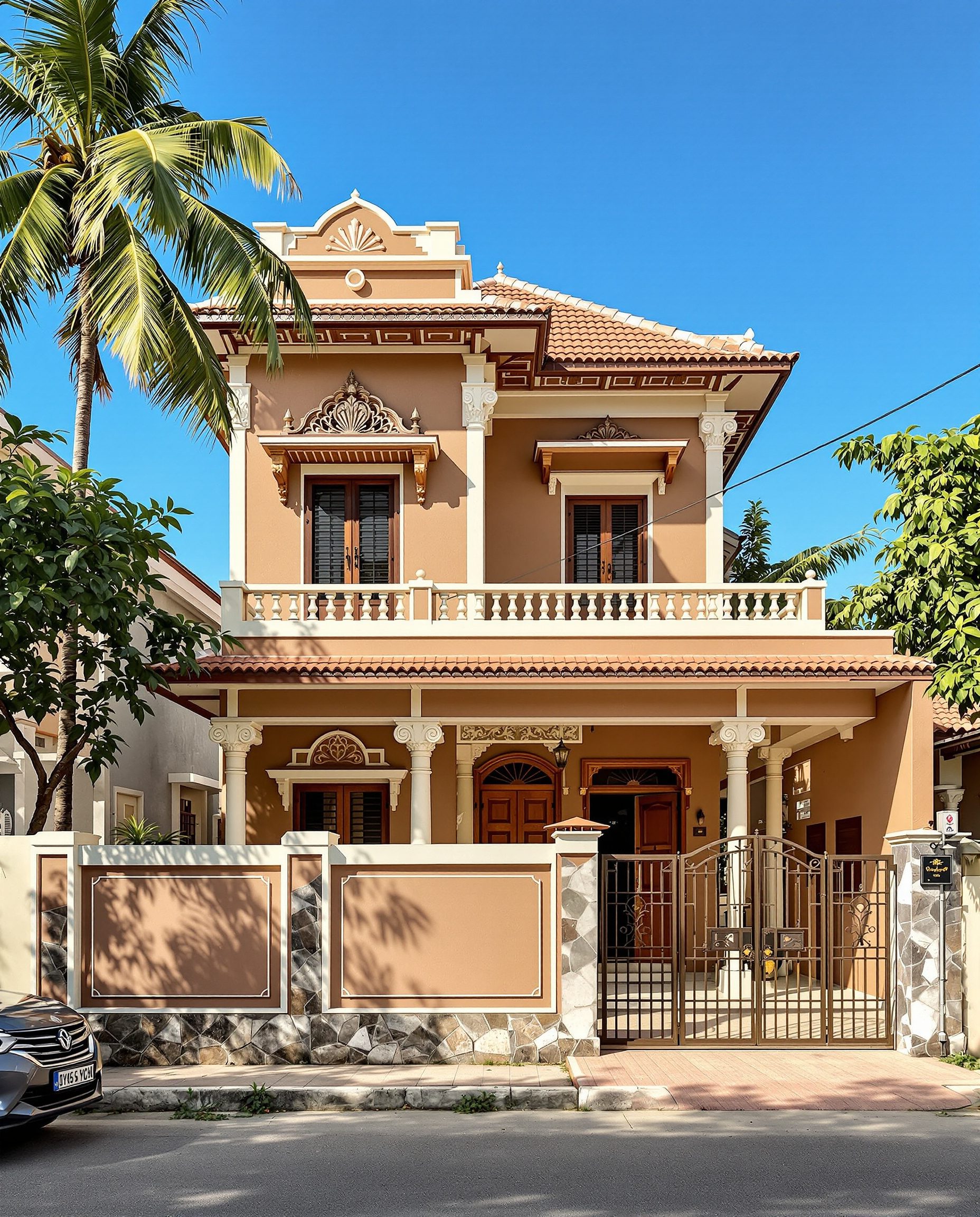Madurai Tamil House — Walnut Classic