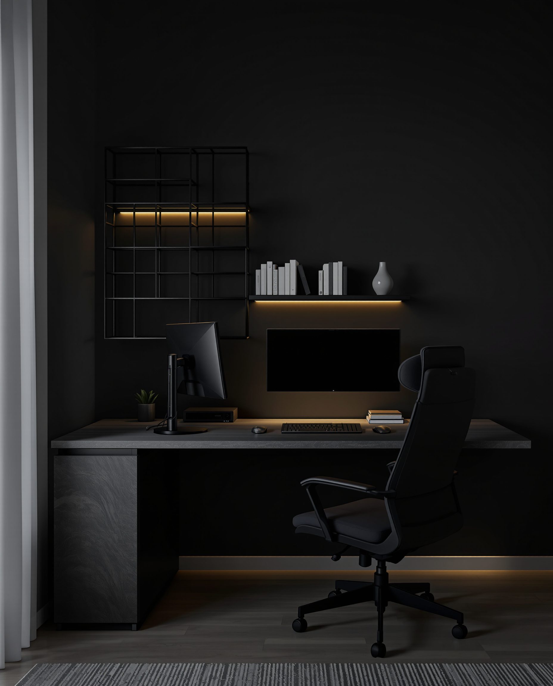 Single Student Focus Study — Charcoal Minimal