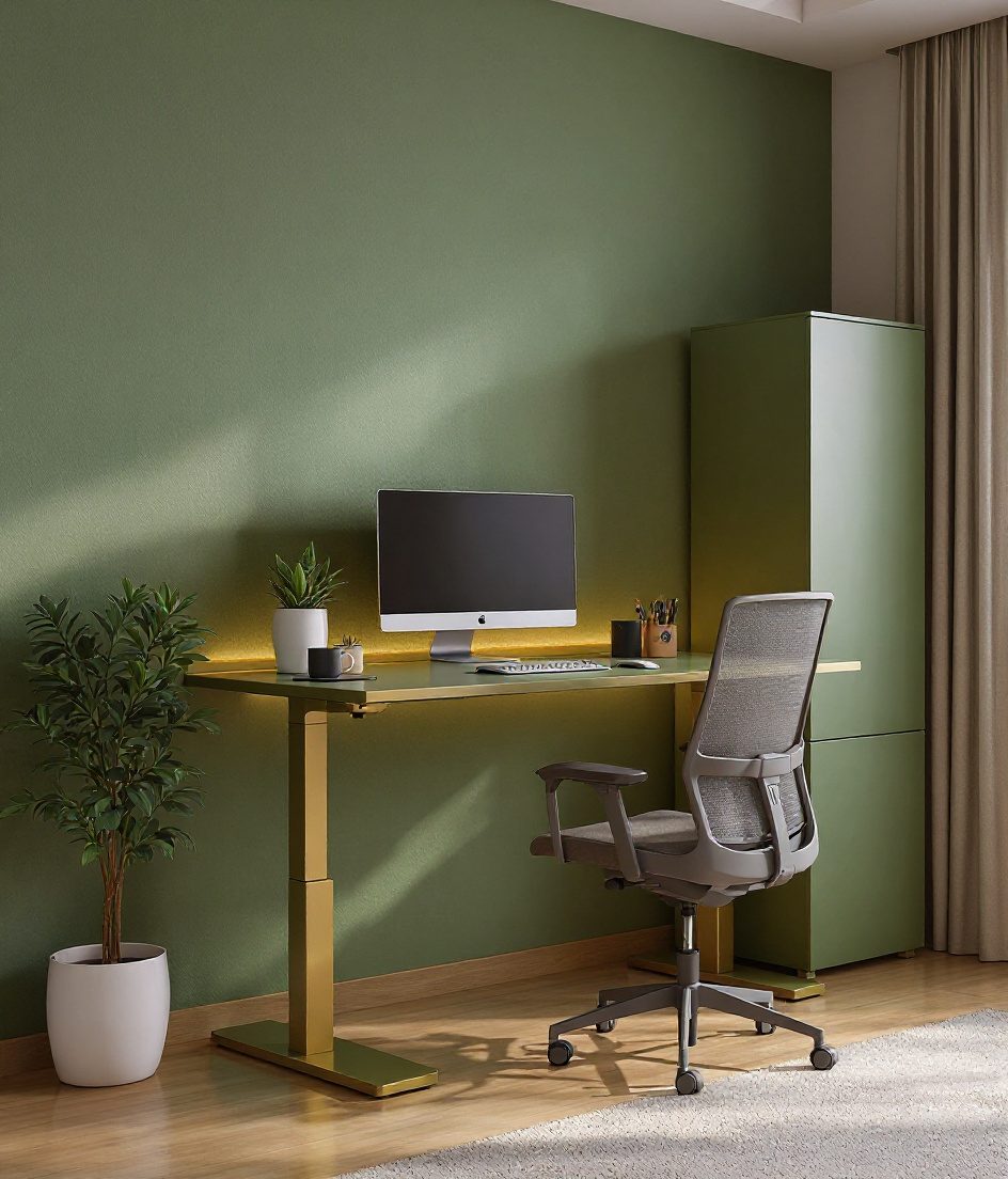 Standing Desk Executive Suite — Sage & Brass