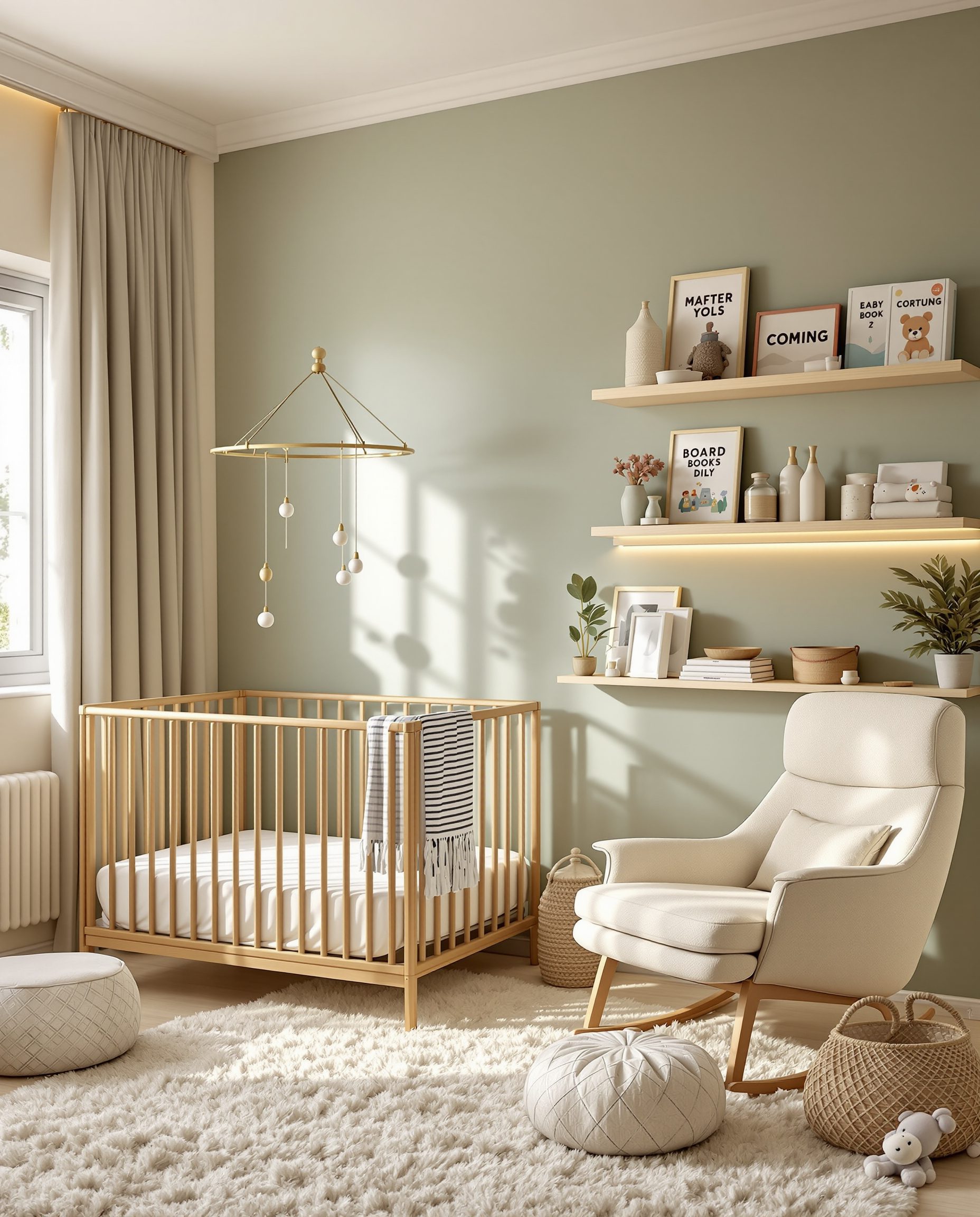 Sage-Brass Baby Haven — Sage & Brass