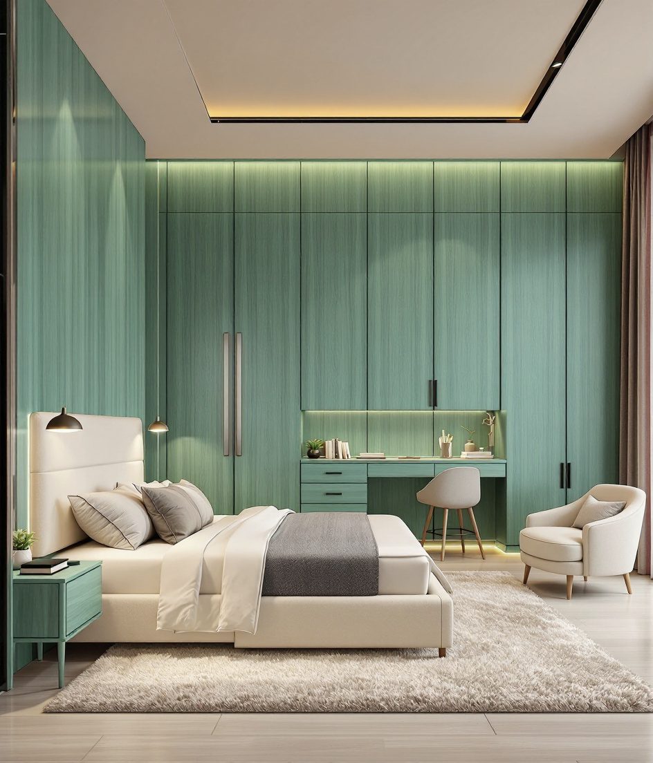 Walnut-Classic Teen Suite — Sage & Brass