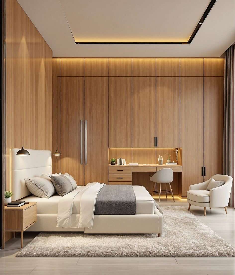 Walnut-Classic Teen Suite — Warm Oak