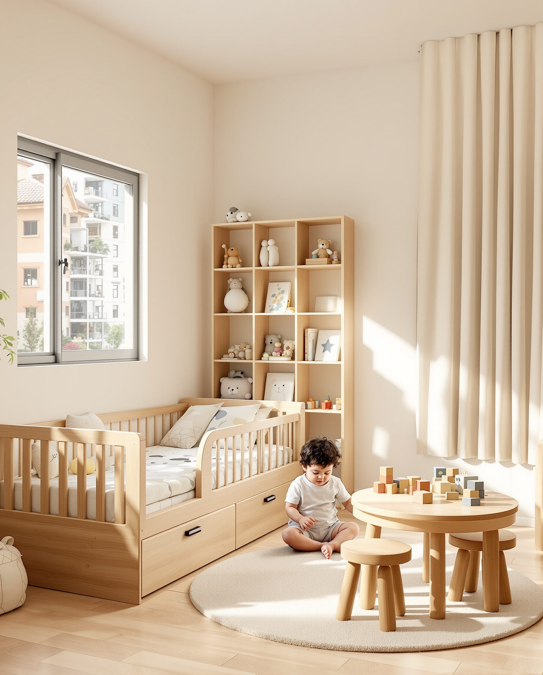 Warm-Oak Toddler Play Room — Warm Oak