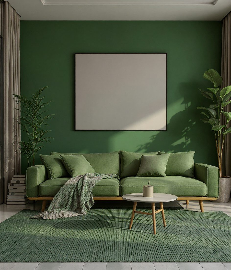 Scandinavian-Style Living Room — Sage & Brass