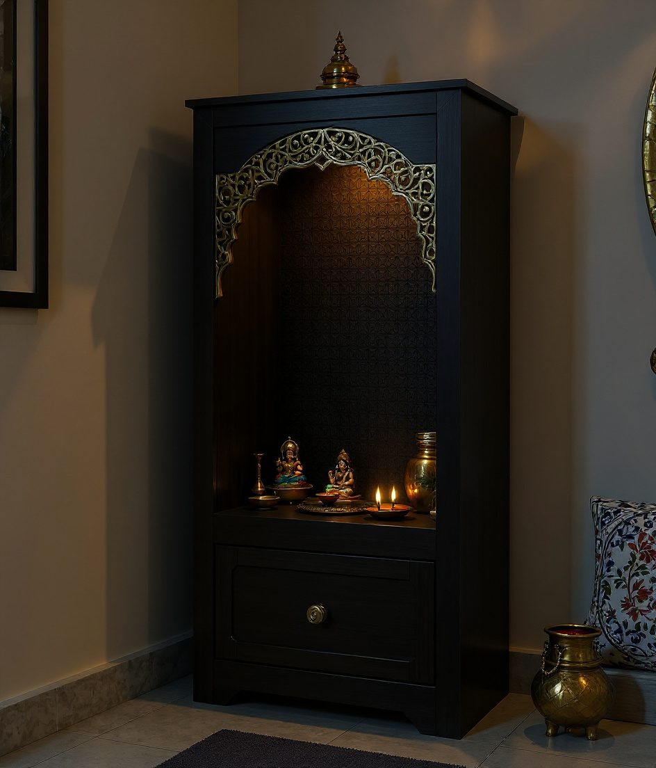Budget MDF Laminate Temple — Charcoal Minimal
