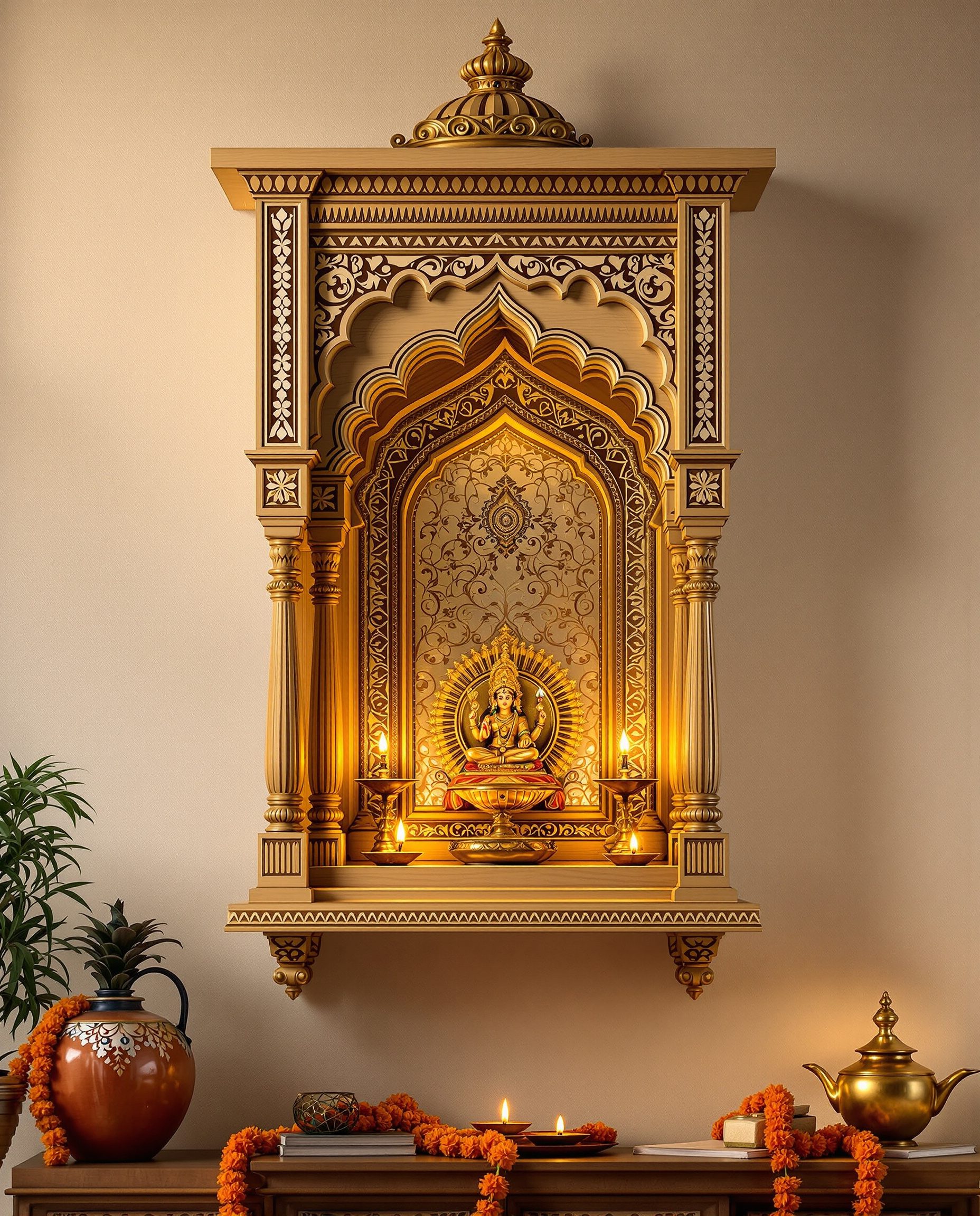 Rajasthani Jharokha Wall Shrine