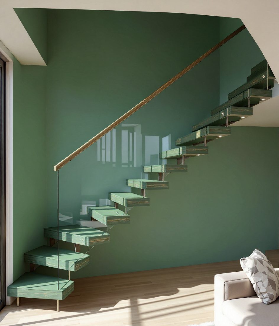 Floating White Airy — Sage & Brass