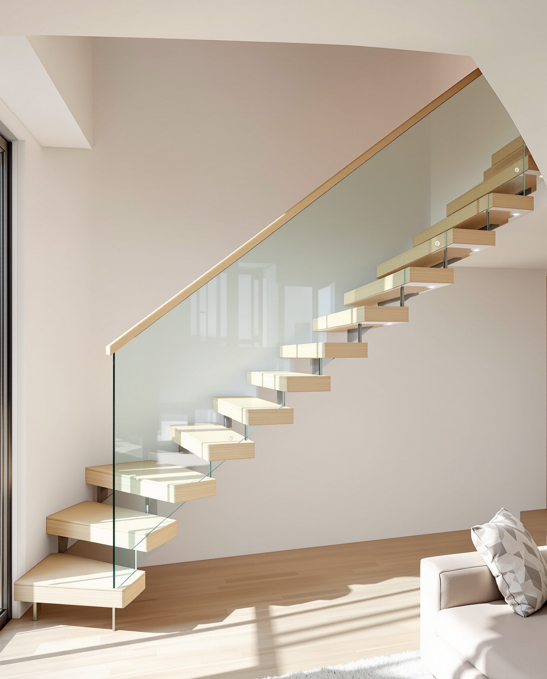 Floating White Airy — White Modern