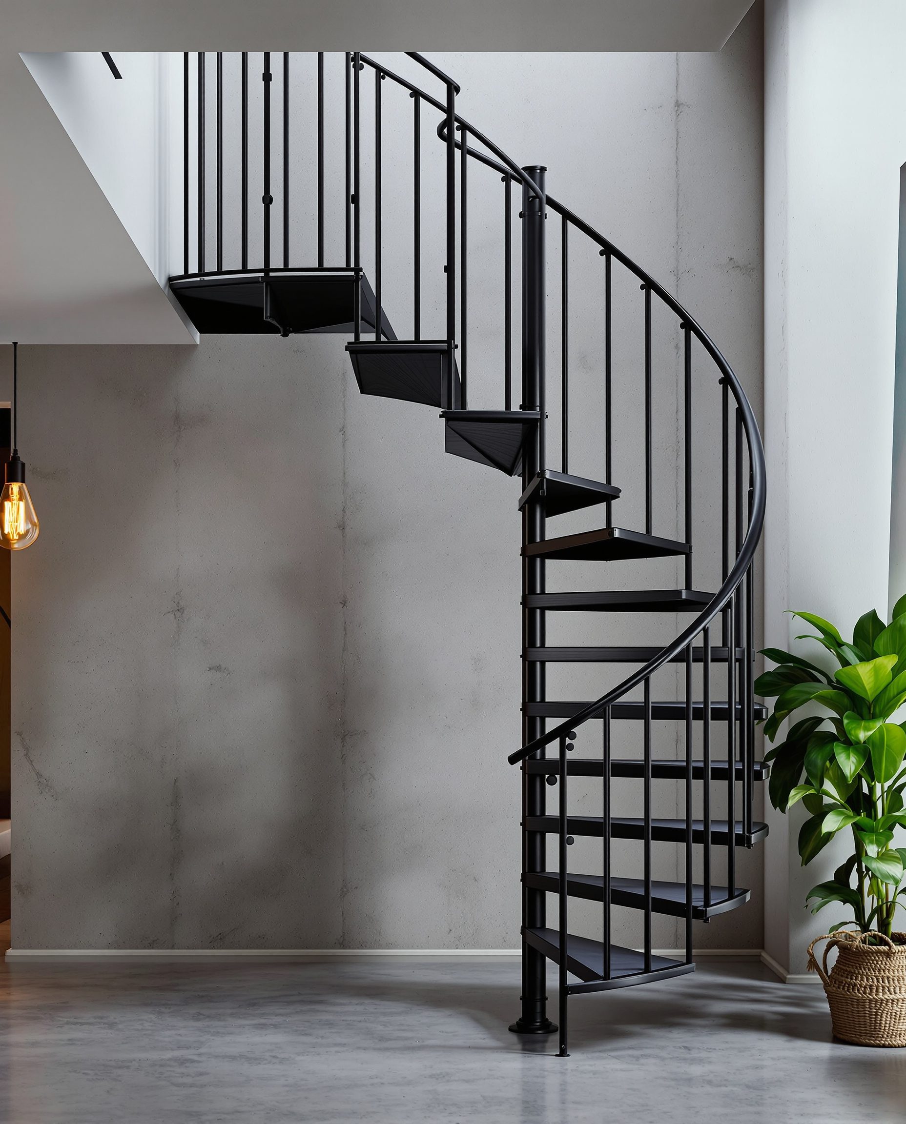 Spiral Charcoal Iron — Charcoal Minimal