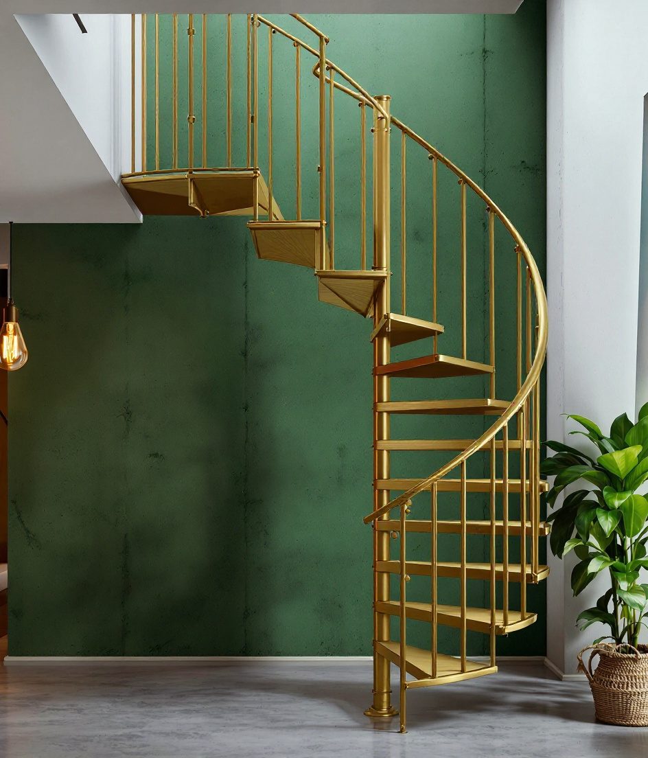 Spiral Charcoal Iron — Sage & Brass