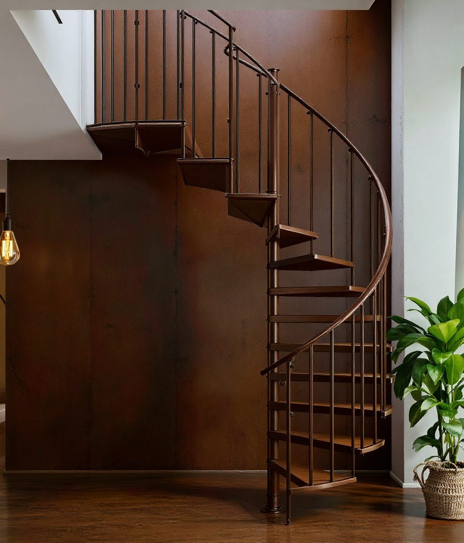 Spiral Charcoal Iron — Walnut Classic