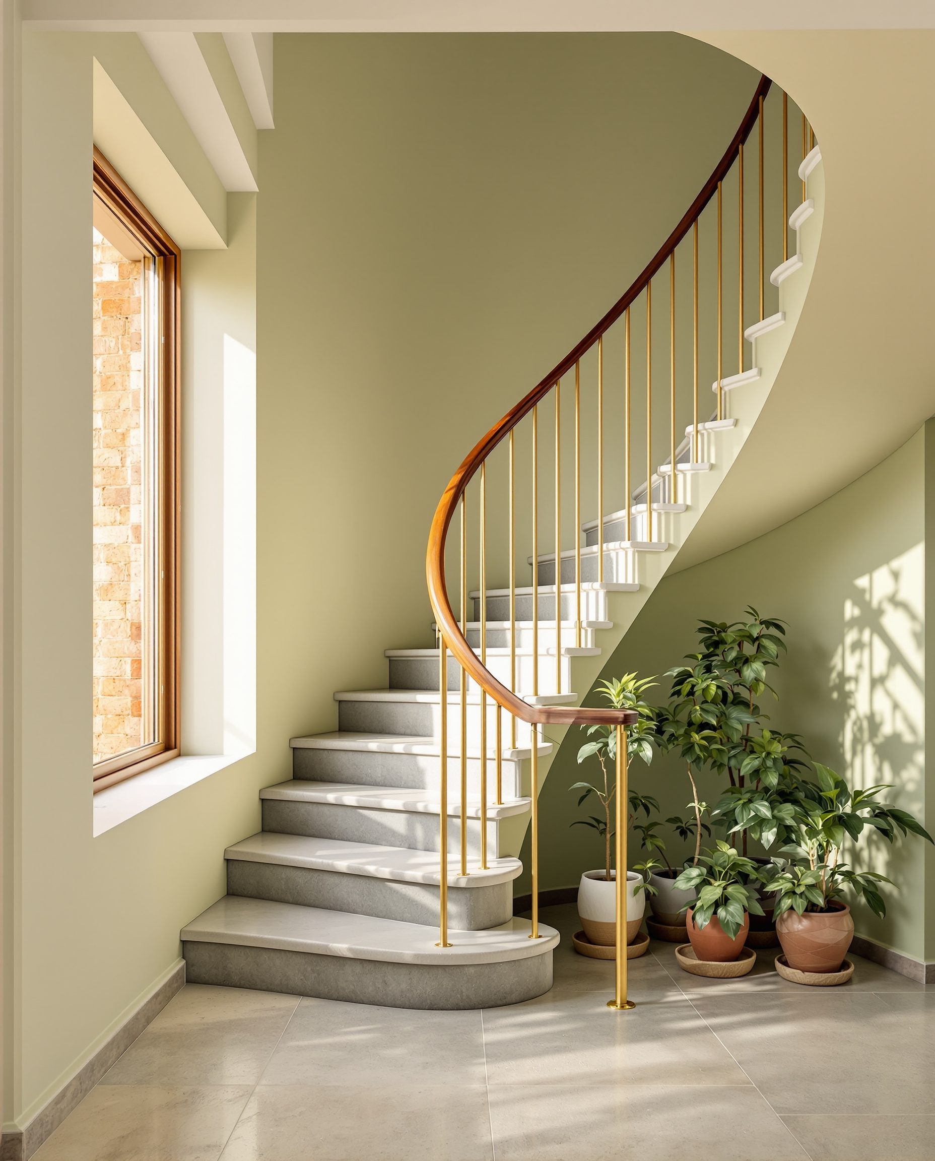 Stone L Villa Turn — Sage & Brass