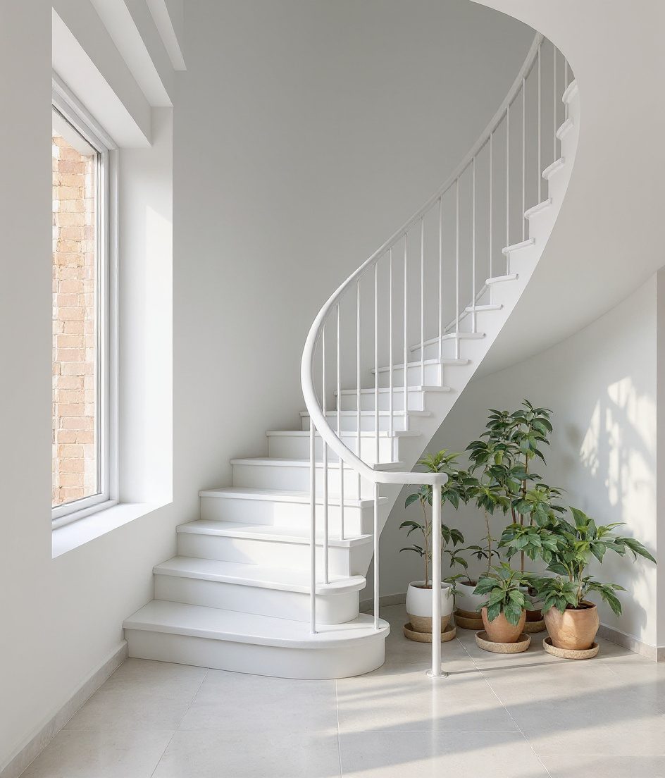 Stone L Villa Turn — White Modern