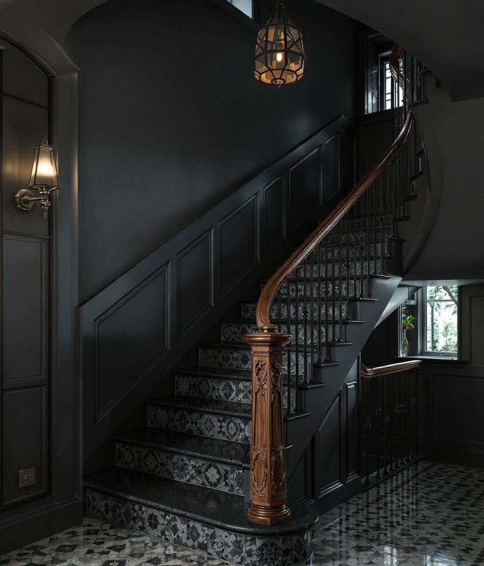 Terrazzo Straight Classic — Charcoal Minimal