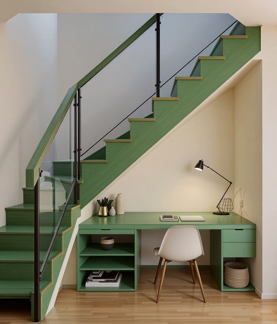 Under Stair Study Nook — Sage & Brass