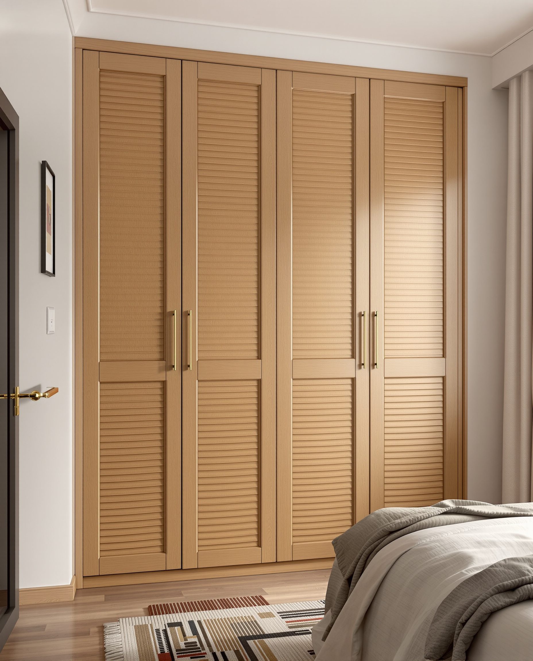 Fluted Panel Wardrobe