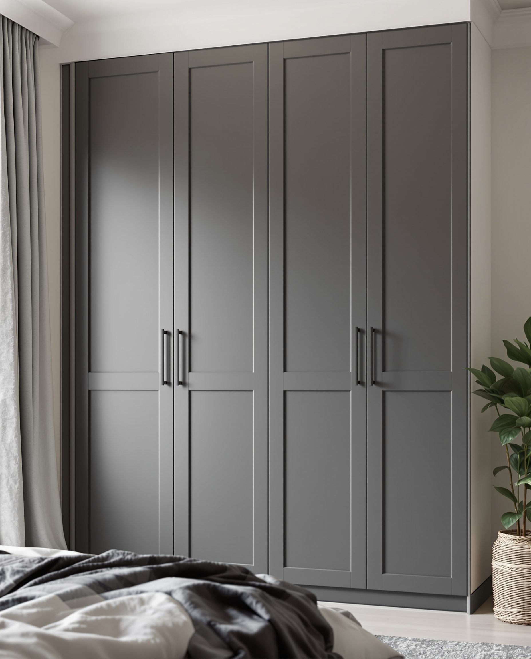 Handleless Floor-To-Ceiling Wardrobe