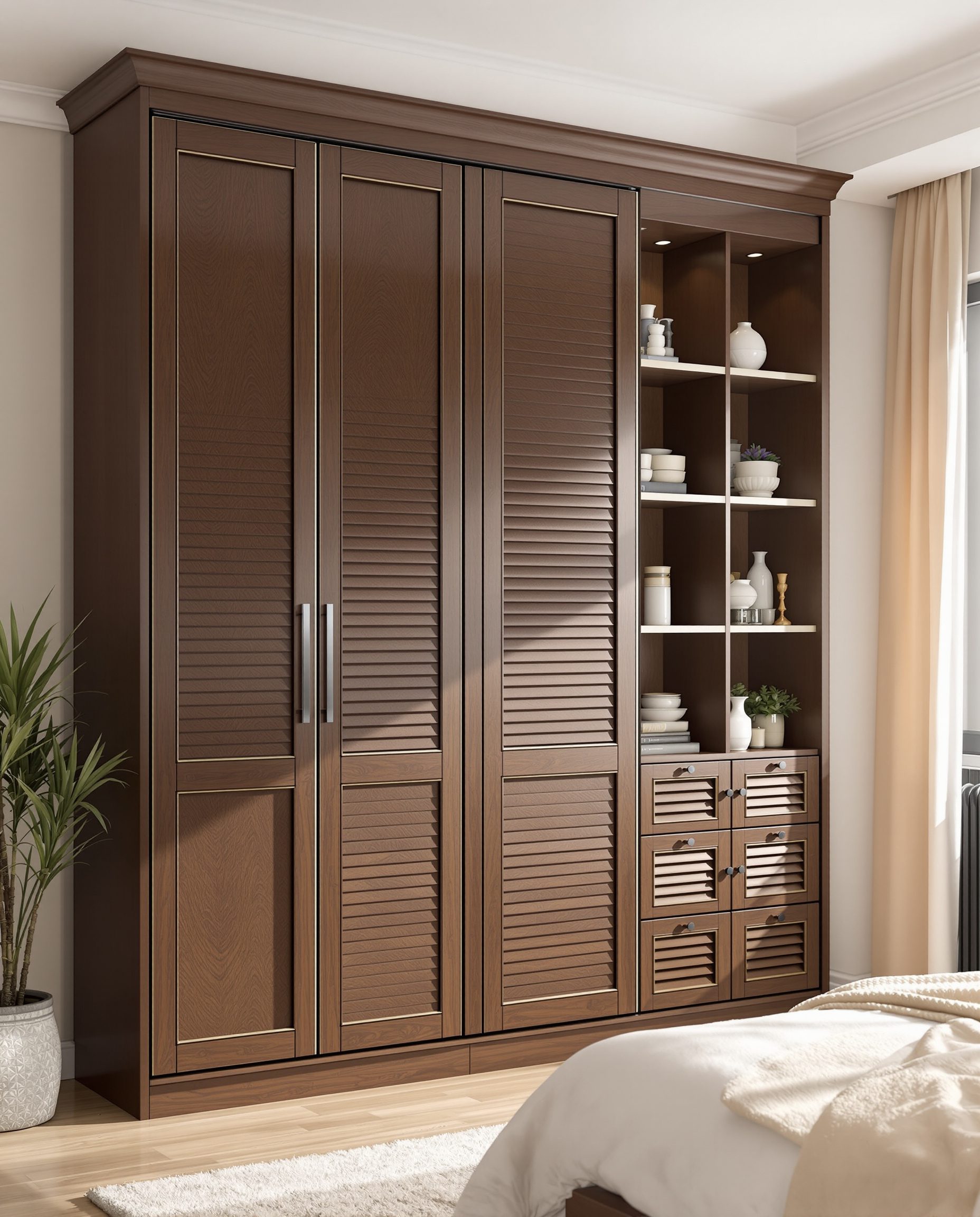 Open Shelf Display Wardrobe