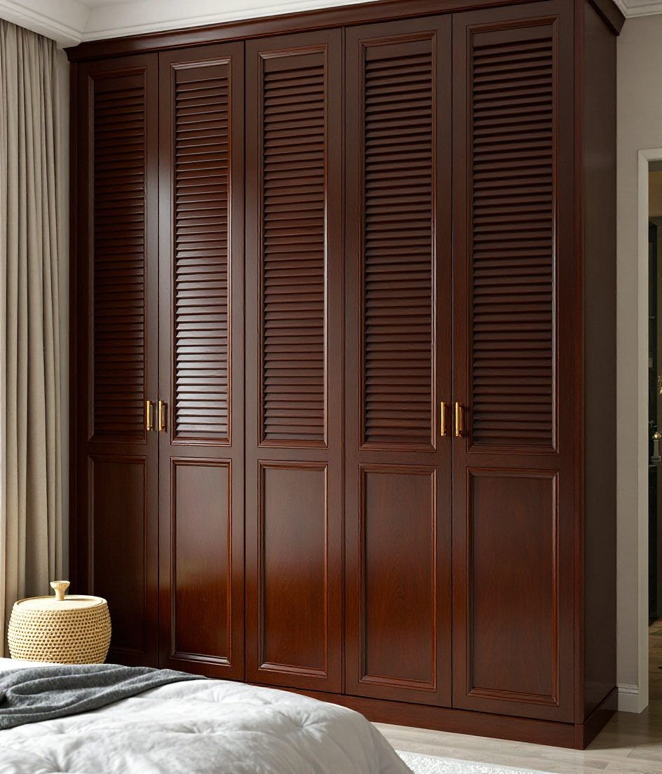 Profile Membrane Wardrobe — Walnut Classic