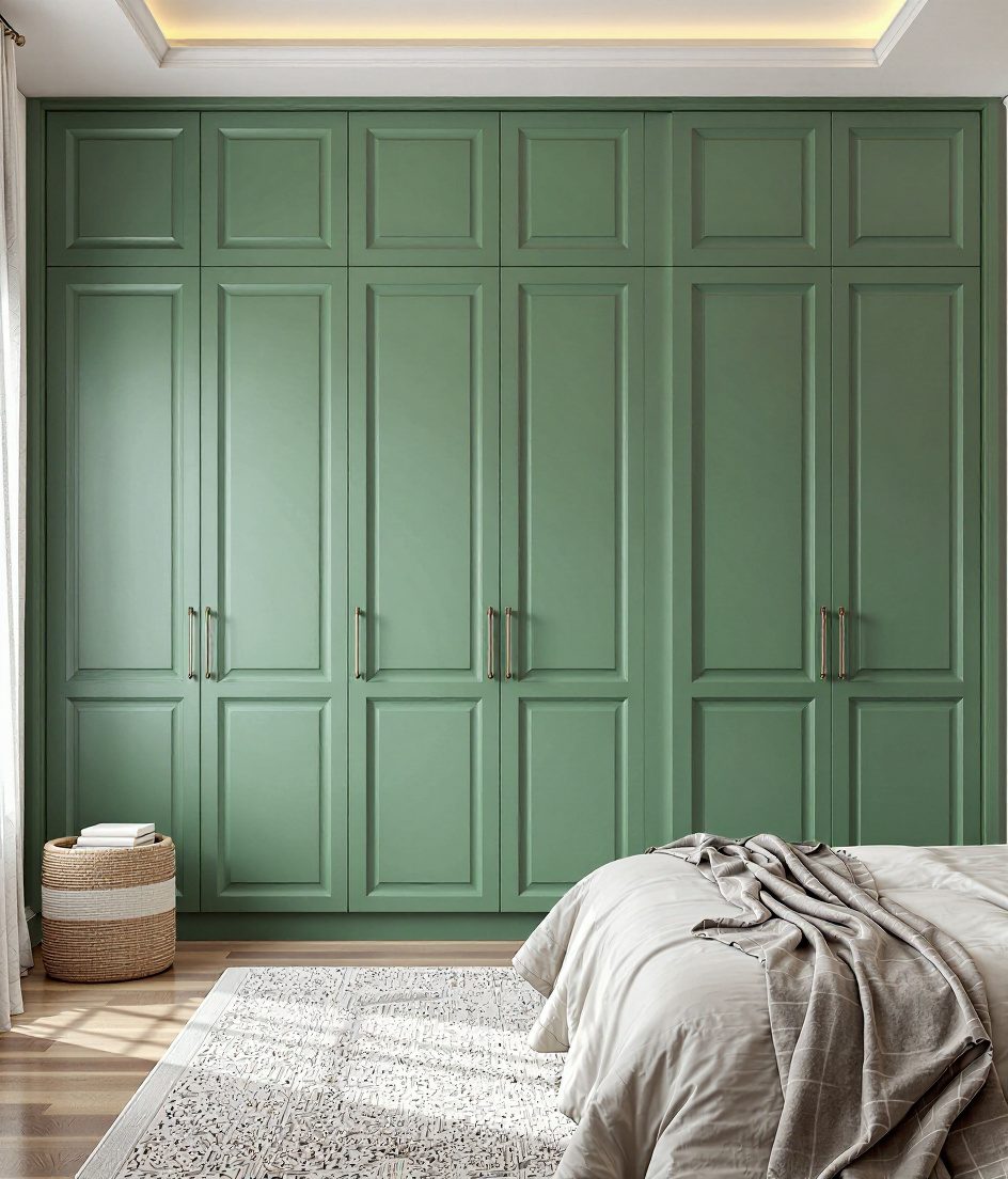 Wall-To-Wall Built-In Wardrobe — Sage & Brass
