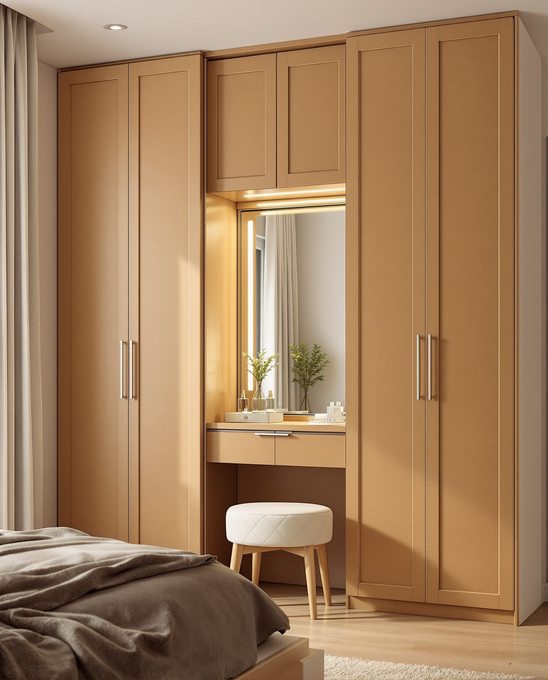 Wardrobe With Dressing Table