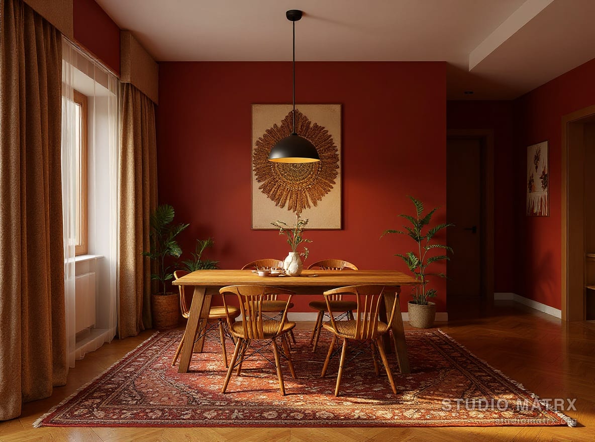 Bohemian dining room