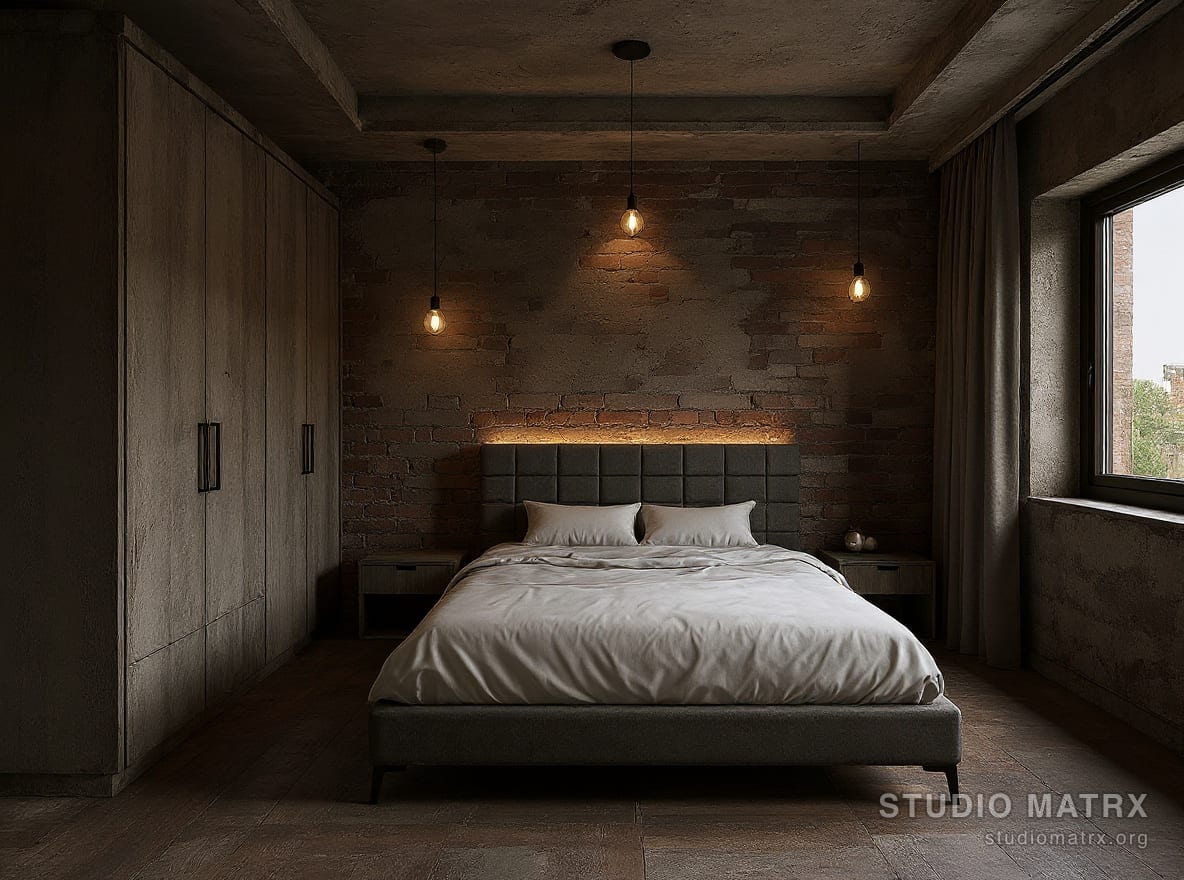 Industrial bedroom